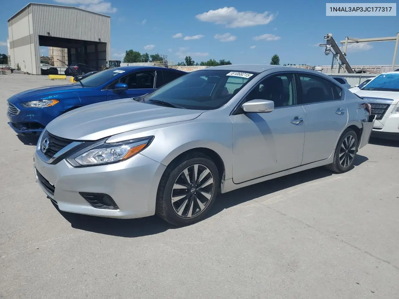2018 Nissan Altima 2.5 VIN: 1N4AL3AP3JC177317 Lot: 61068215