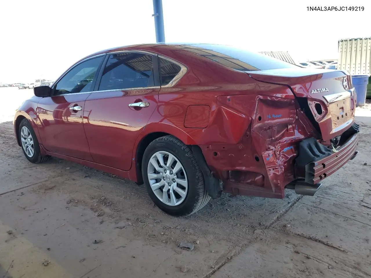 2018 Nissan Altima 2.5 VIN: 1N4AL3AP6JC149219 Lot: 61978425