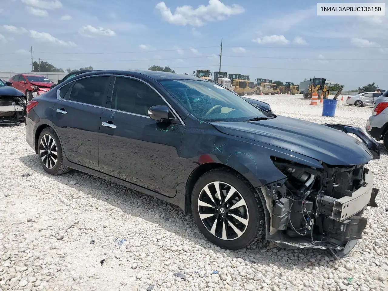 2018 Nissan Altima 2.5 VIN: 1N4AL3AP8JC136150 Lot: 62691835