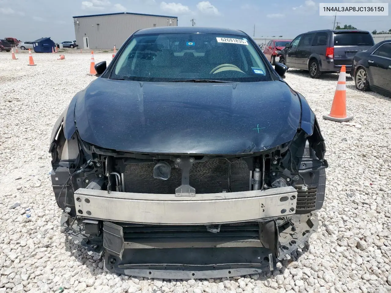 2018 Nissan Altima 2.5 VIN: 1N4AL3AP8JC136150 Lot: 62691835