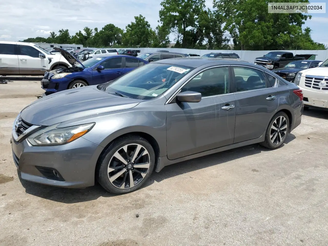 2018 Nissan Altima 2.5 VIN: 1N4AL3AP1JC102034 Lot: 62792055