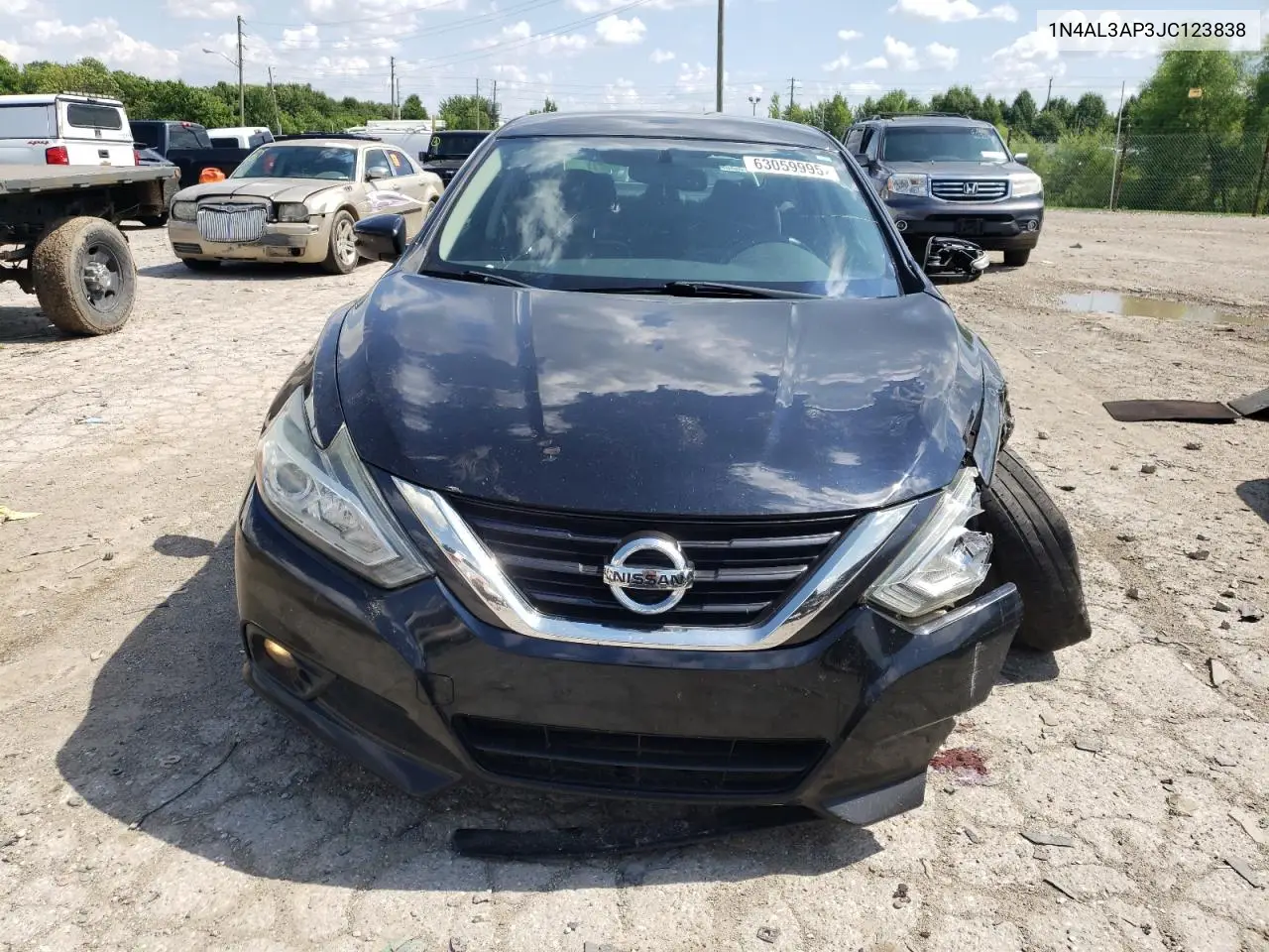 2018 Nissan Altima 2.5 VIN: 1N4AL3AP3JC123838 Lot: 63059995