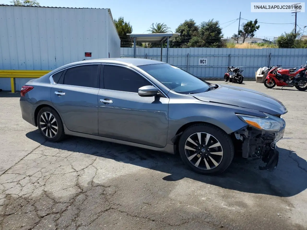 2018 Nissan Altima 2.5 VIN: 1N4AL3AP0JC281960 Lot: 63128985