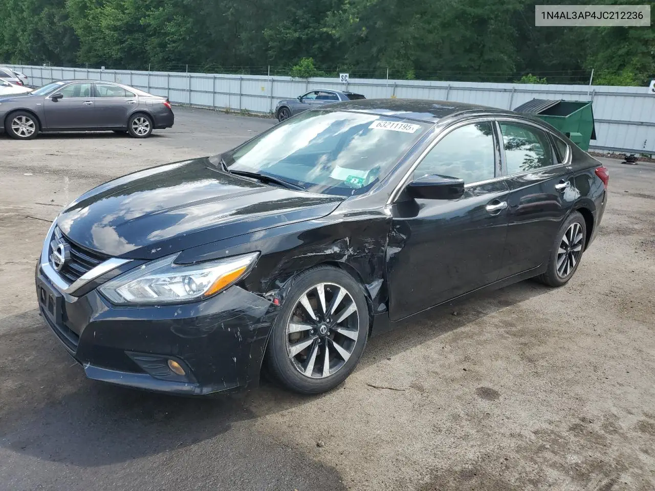 2018 Nissan Altima 2.5 VIN: 1N4AL3AP4JC212236 Lot: 63211195