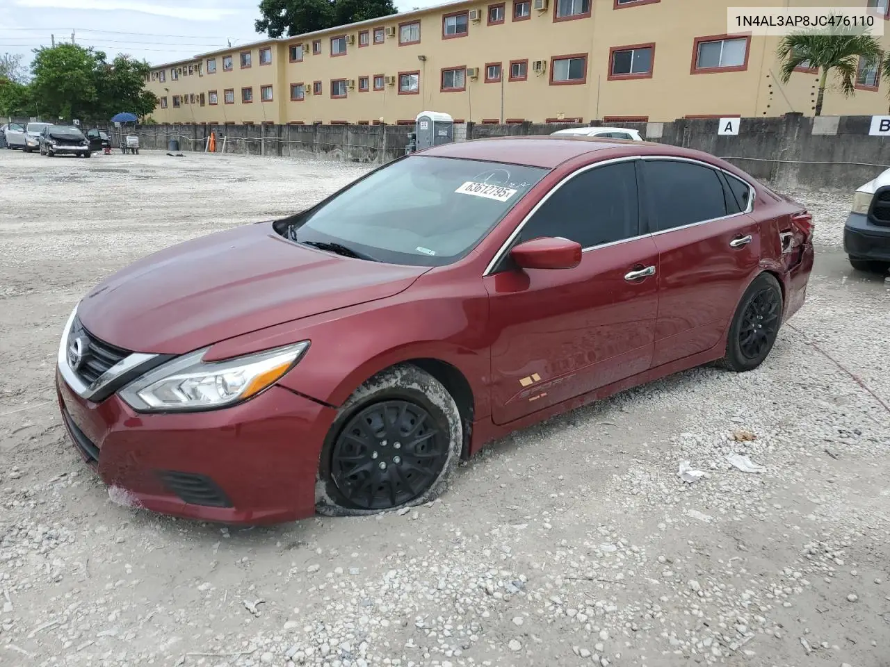 2018 Nissan Altima 2.5 VIN: 1N4AL3AP8JC476110 Lot: 63612795