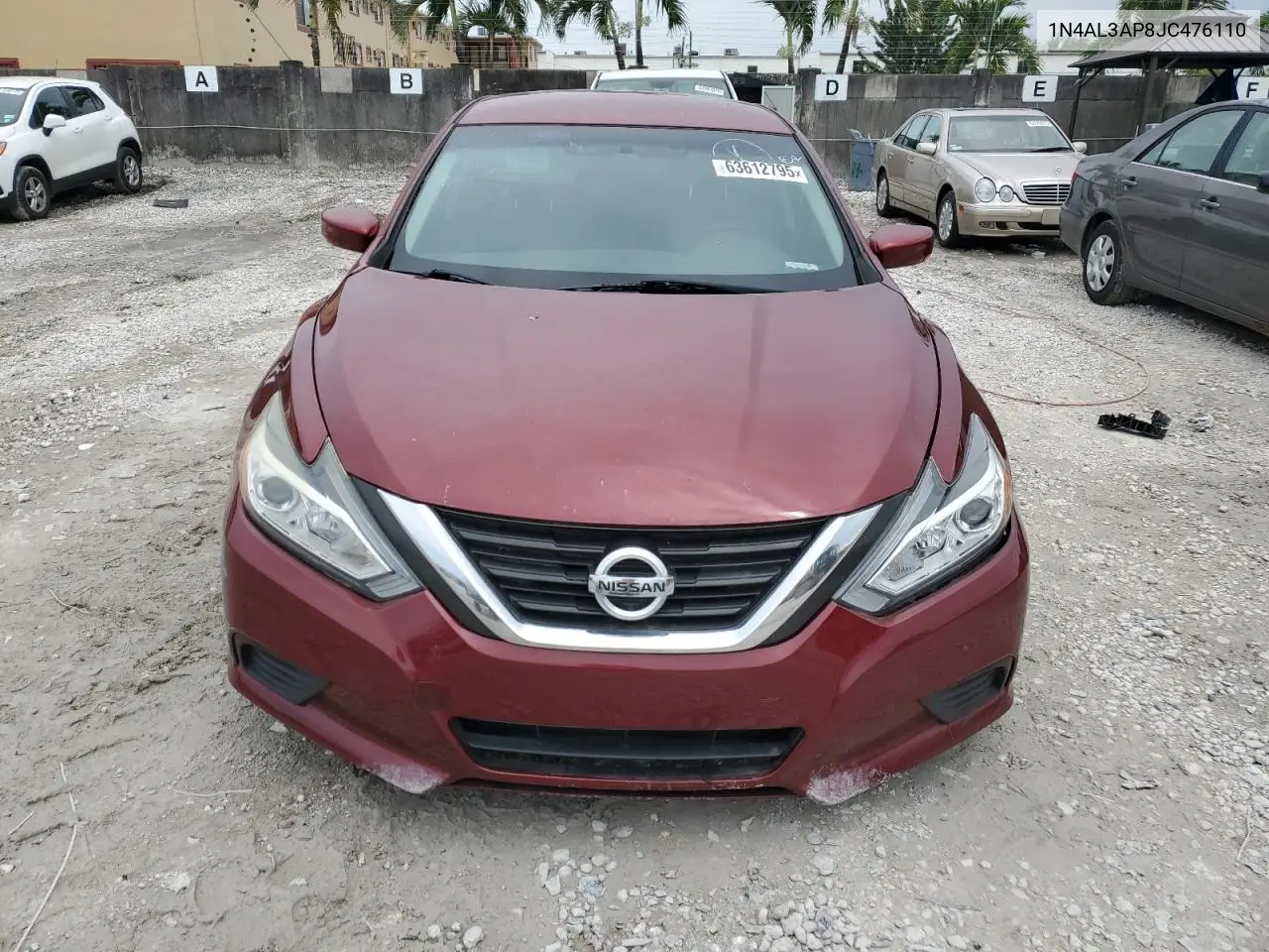 2018 Nissan Altima 2.5 VIN: 1N4AL3AP8JC476110 Lot: 63612795