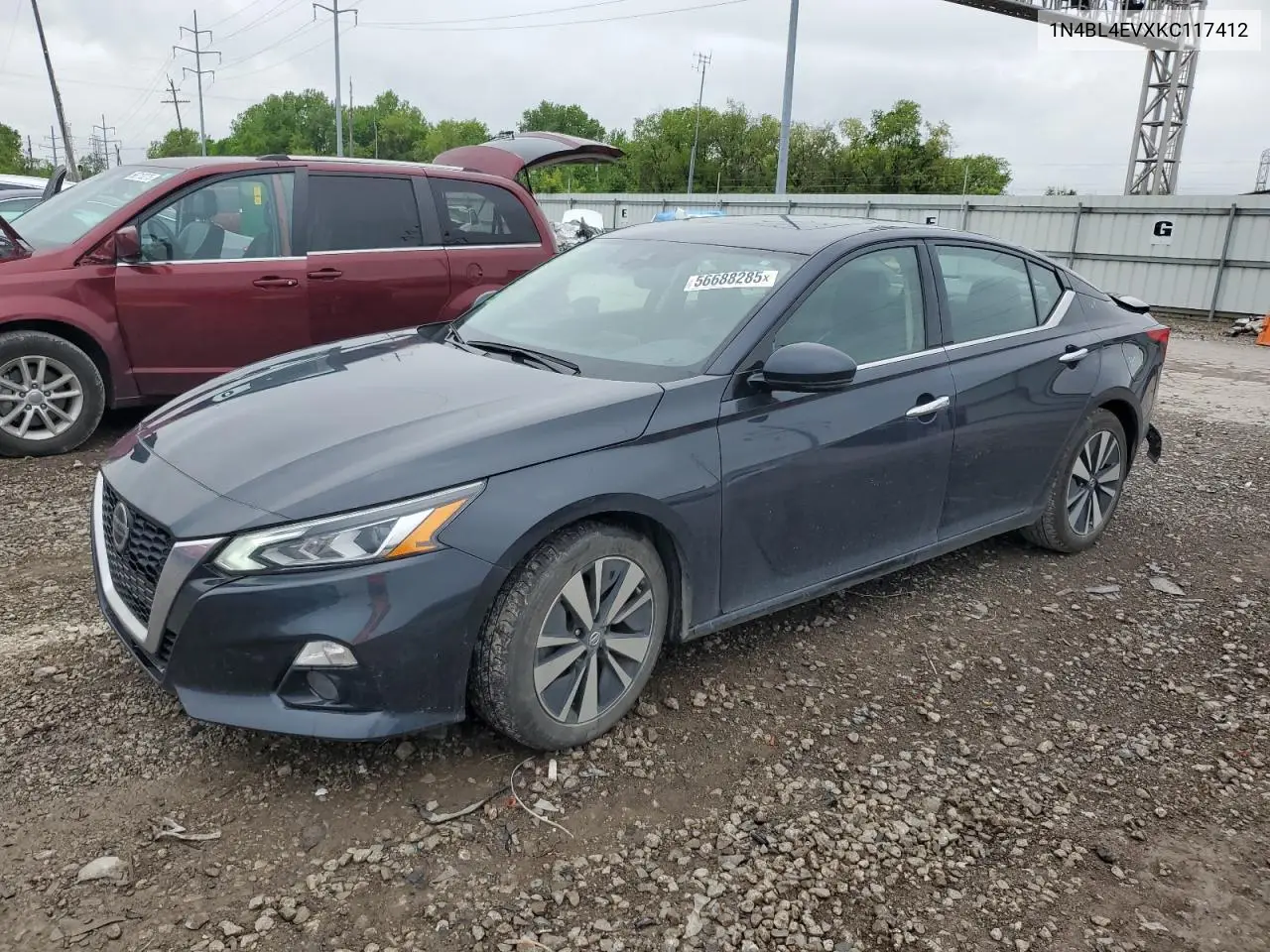 2019 Nissan Altima Sl VIN: 1N4BL4EVXKC117412 Lot: 56688285