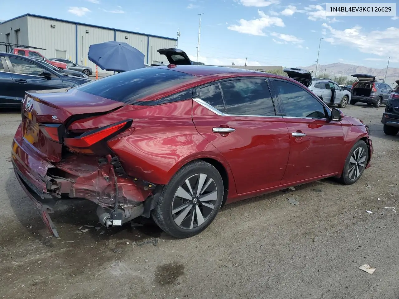 2019 Nissan Altima Sl VIN: 1N4BL4EV3KC126629 Lot: 63102735