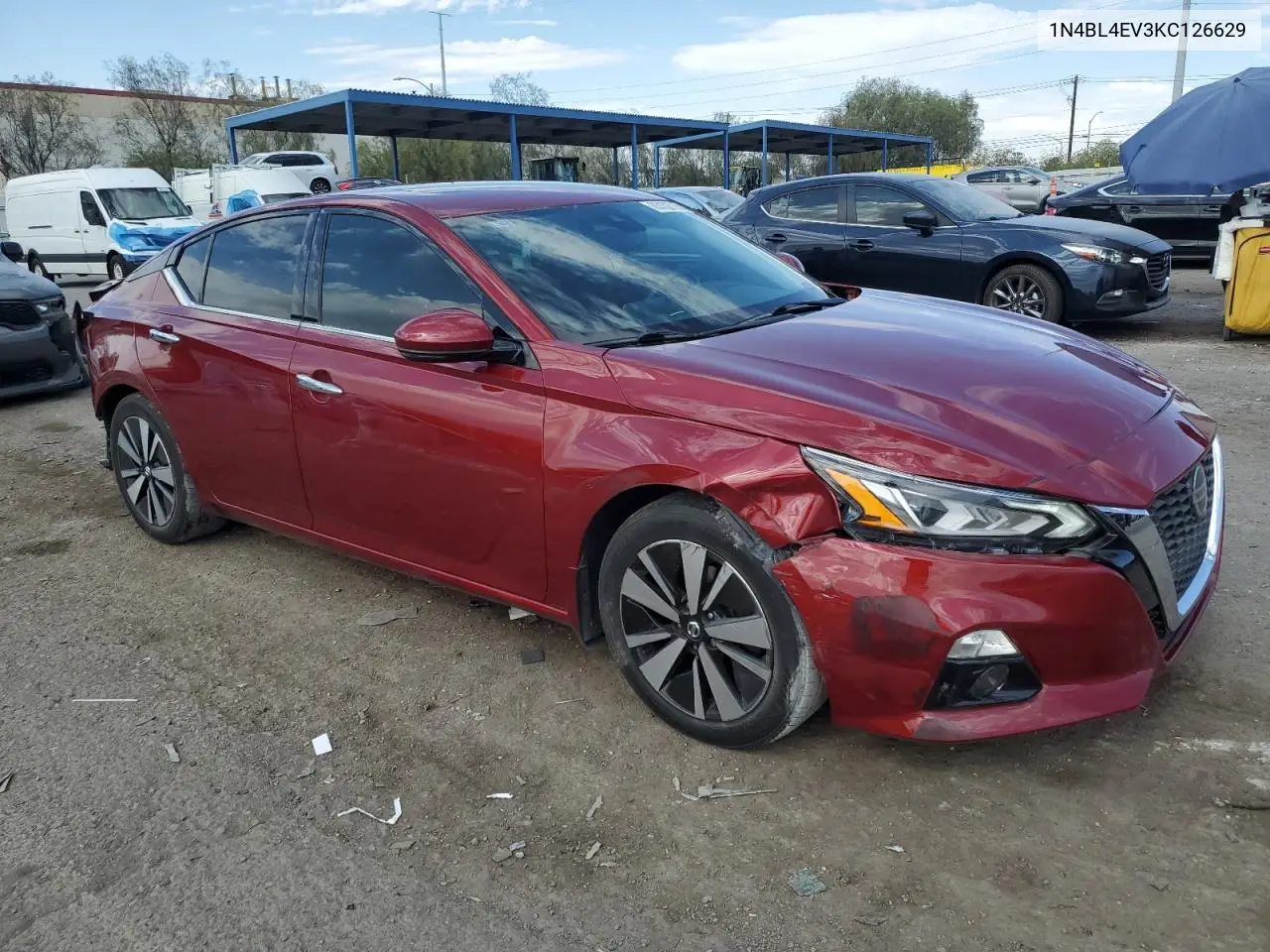 2019 Nissan Altima Sl VIN: 1N4BL4EV3KC126629 Lot: 63102735