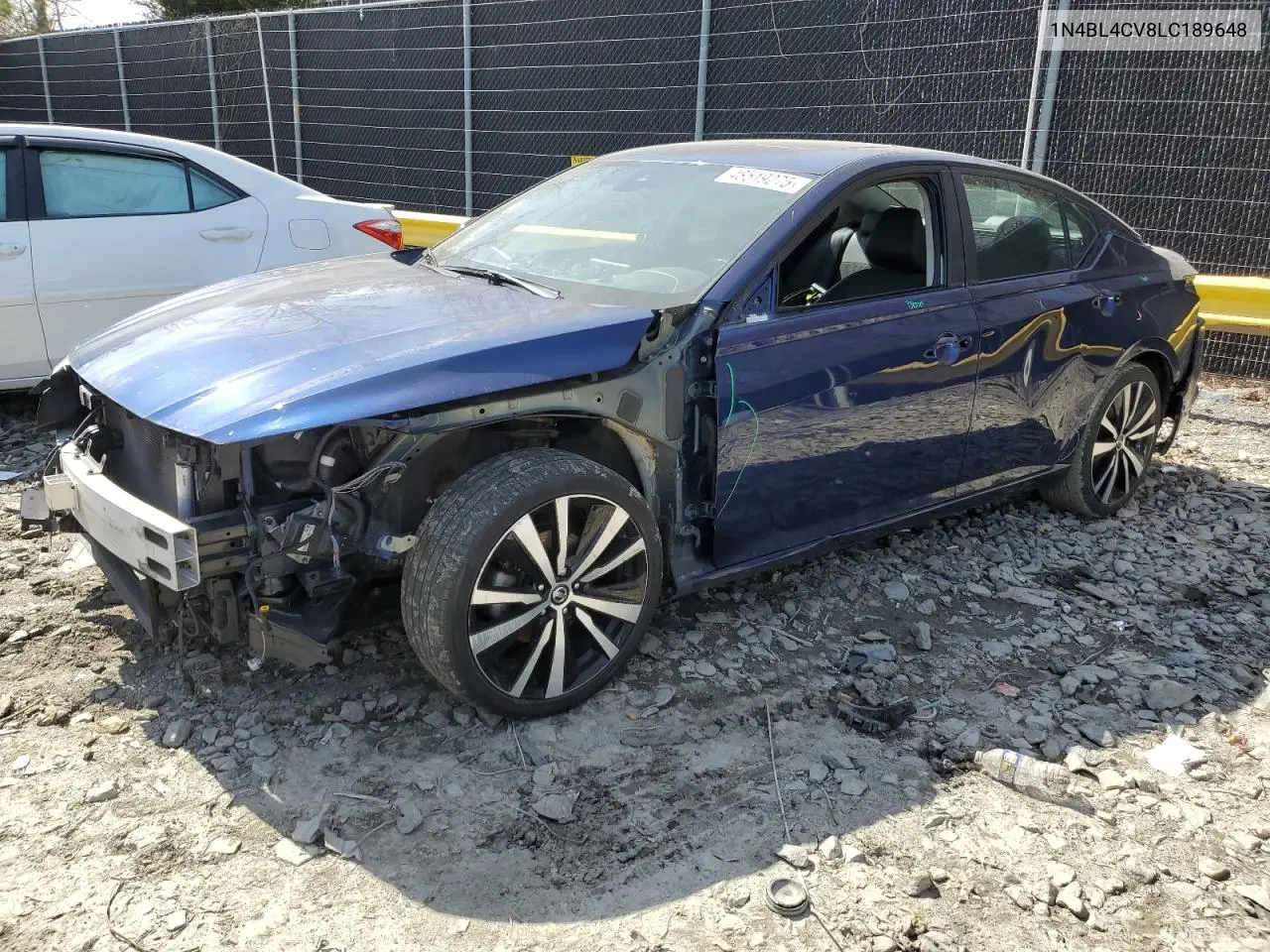 2020 Nissan Altima Sr VIN: 1N4BL4CV8LC189648 Lot: 48519275