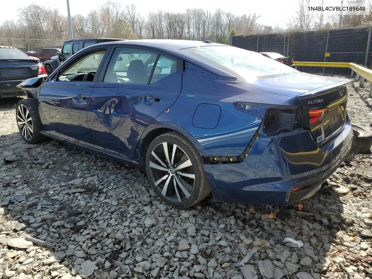 2020 Nissan Altima Sr VIN: 1N4BL4CV8LC189648 Lot: 48519275