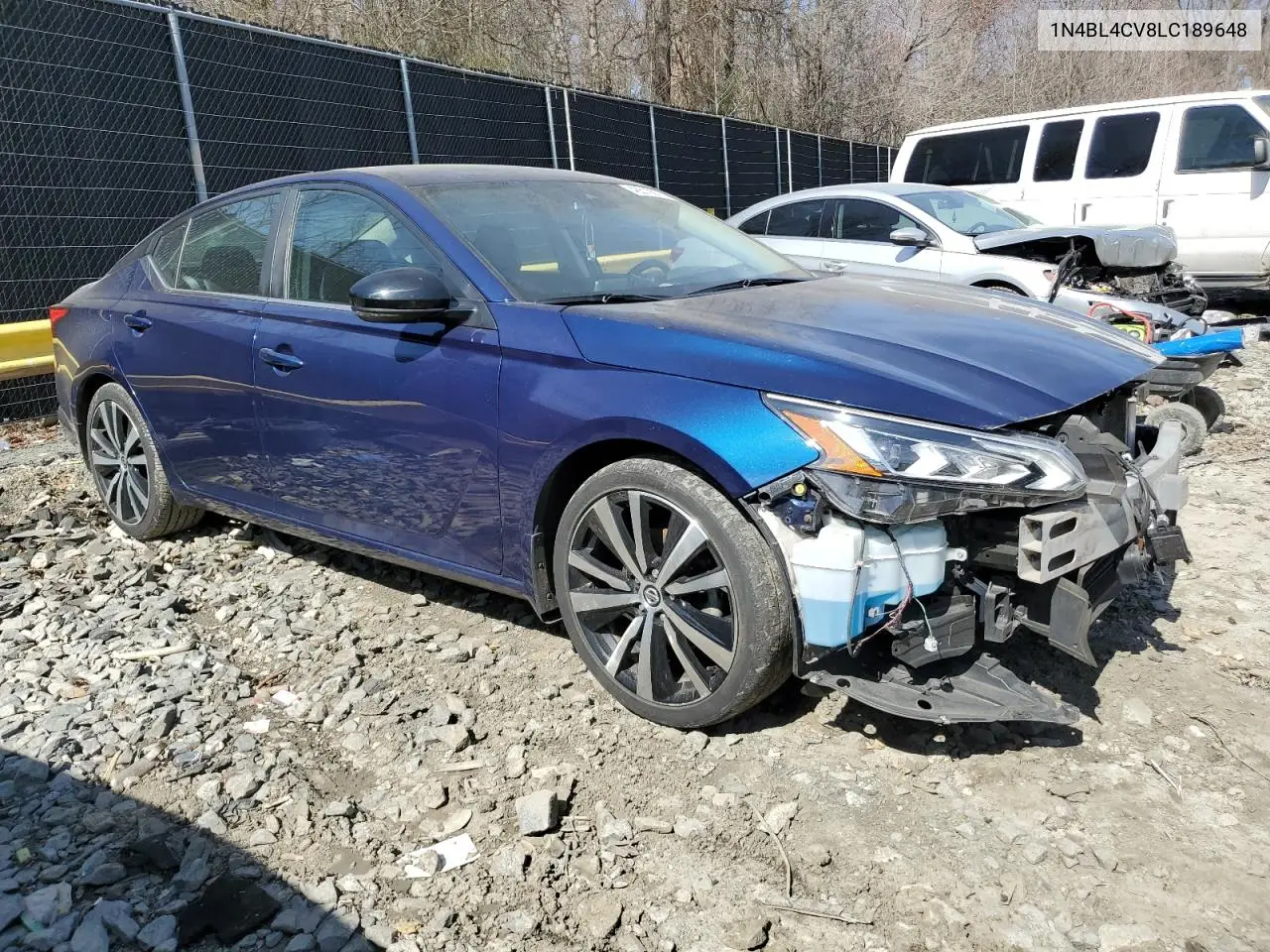 2020 Nissan Altima Sr VIN: 1N4BL4CV8LC189648 Lot: 48519275