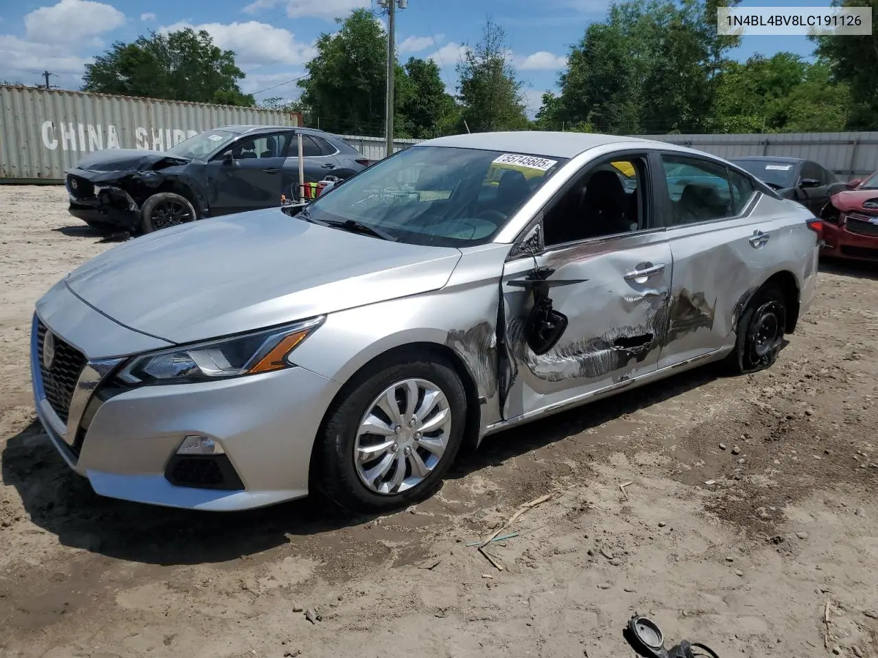 2020 Nissan Altima S VIN: 1N4BL4BV8LC191126 Lot: 55745605