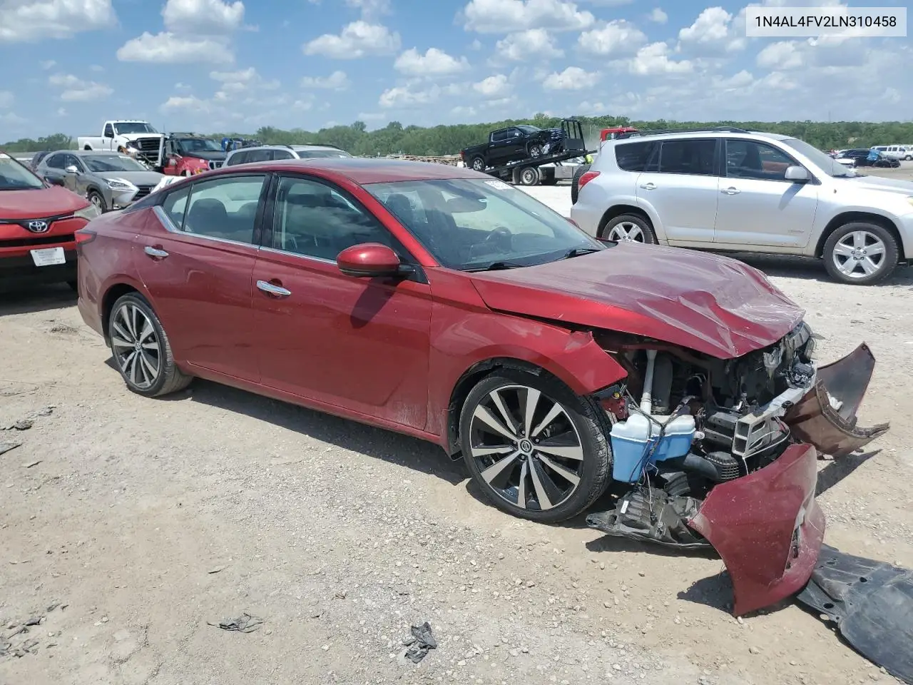 2020 Nissan Altima Platinum VIN: 1N4AL4FV2LN310458 Lot: 56121735