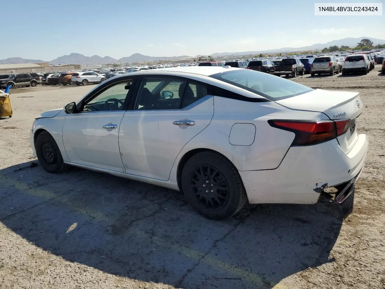 2020 Nissan Altima S VIN: 1N4BL4BV3LC243424 Lot: 56180185