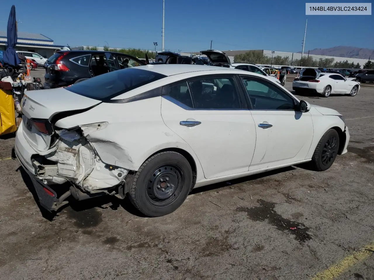 2020 Nissan Altima S VIN: 1N4BL4BV3LC243424 Lot: 56180185