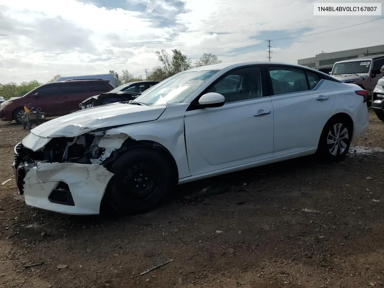2020 Nissan Altima S VIN: 1N4BL4BV0LC167807 Lot: 56472055