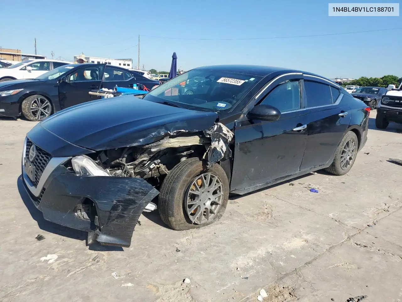 2020 Nissan Altima S VIN: 1N4BL4BV1LC188701 Lot: 56572355