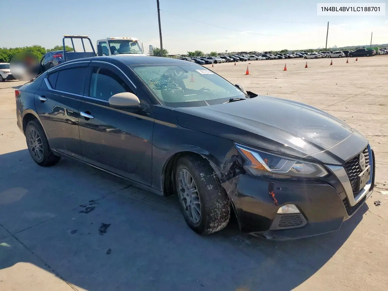2020 Nissan Altima S VIN: 1N4BL4BV1LC188701 Lot: 56572355