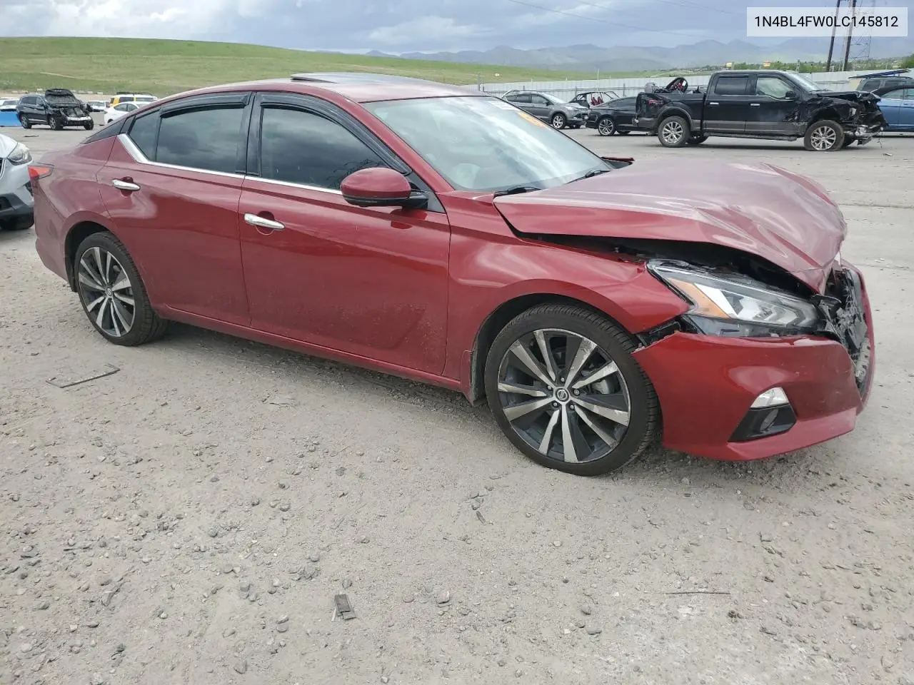 2020 Nissan Altima Platinum VIN: 1N4BL4FW0LC145812 Lot: 56656265
