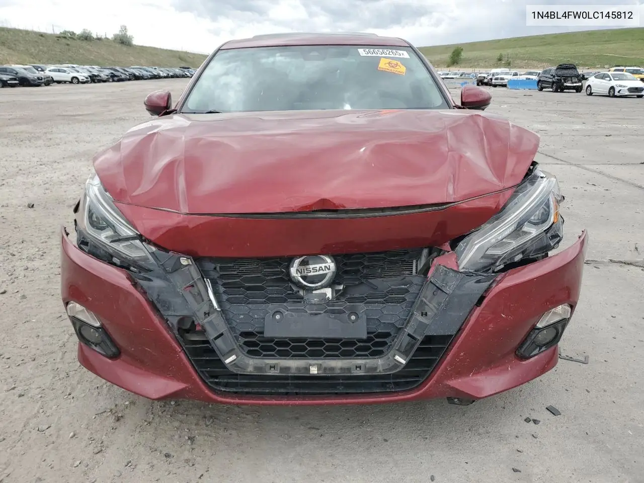 2020 Nissan Altima Platinum VIN: 1N4BL4FW0LC145812 Lot: 56656265