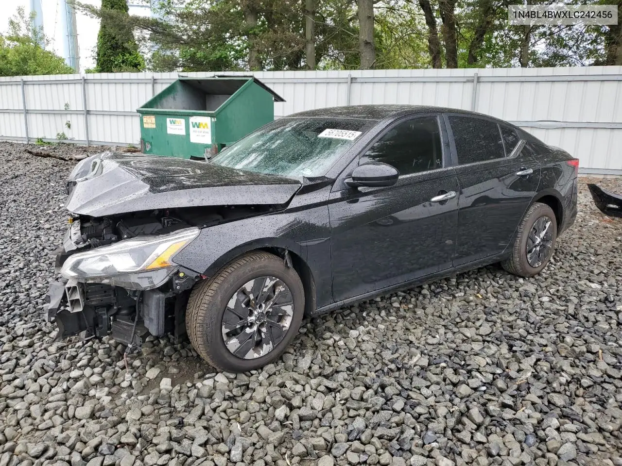 2020 Nissan Altima S VIN: 1N4BL4BWXLC242456 Lot: 56705515
