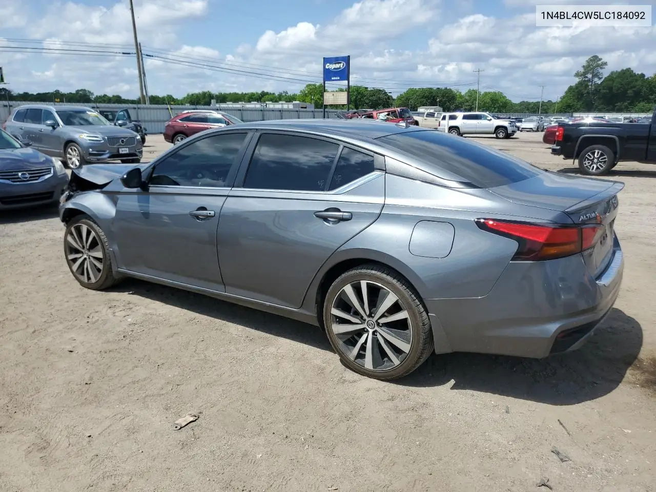 2020 Nissan Altima Sr VIN: 1N4BL4CW5LC184092 Lot: 56938515