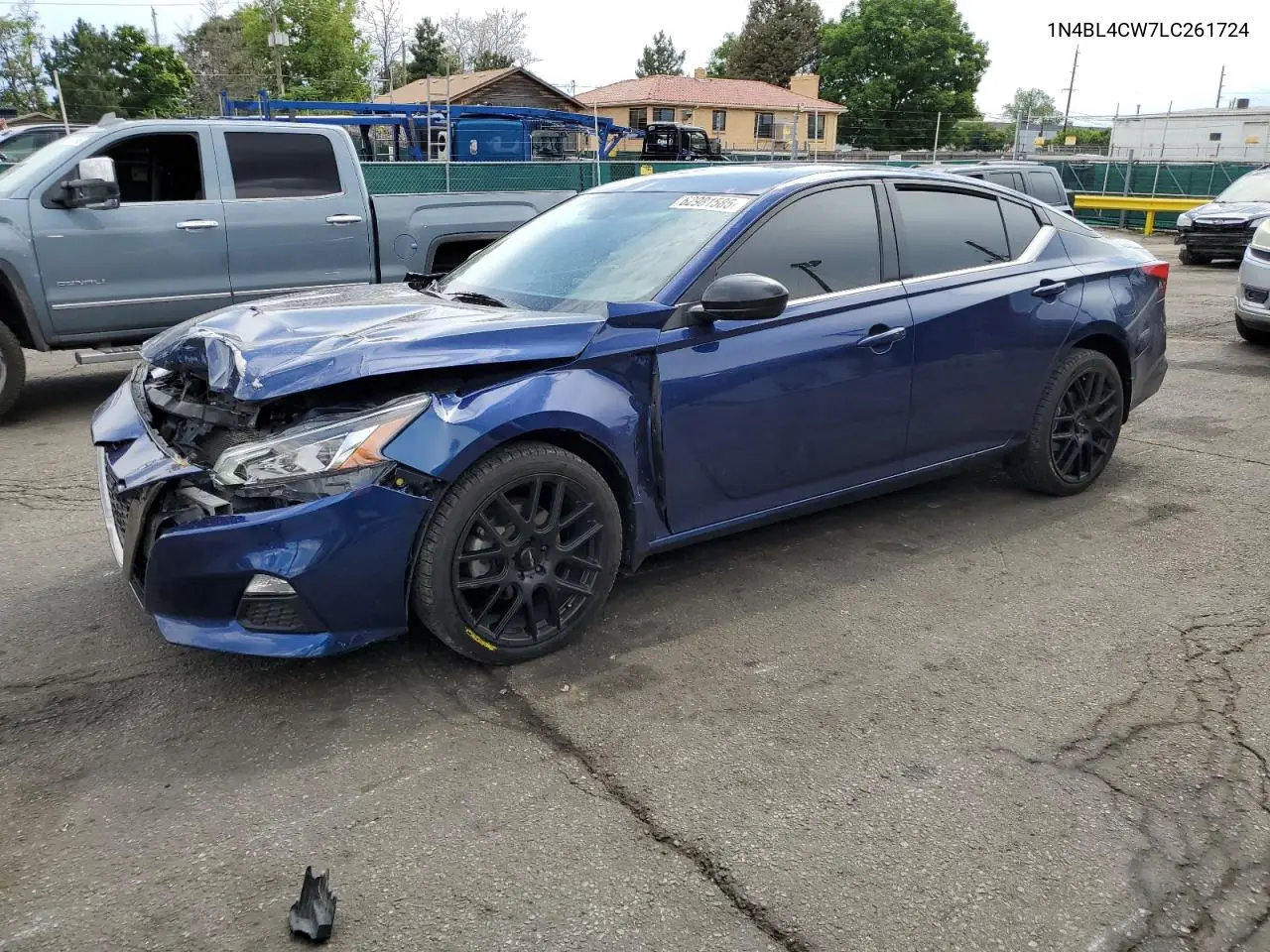 2020 Nissan Altima Sr VIN: 1N4BL4CW7LC261724 Lot: 62981585