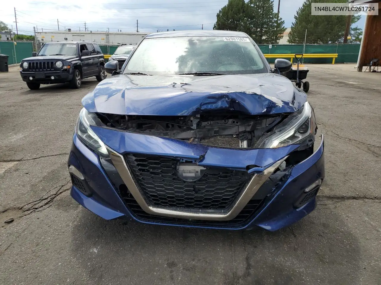 2020 Nissan Altima Sr VIN: 1N4BL4CW7LC261724 Lot: 62981585