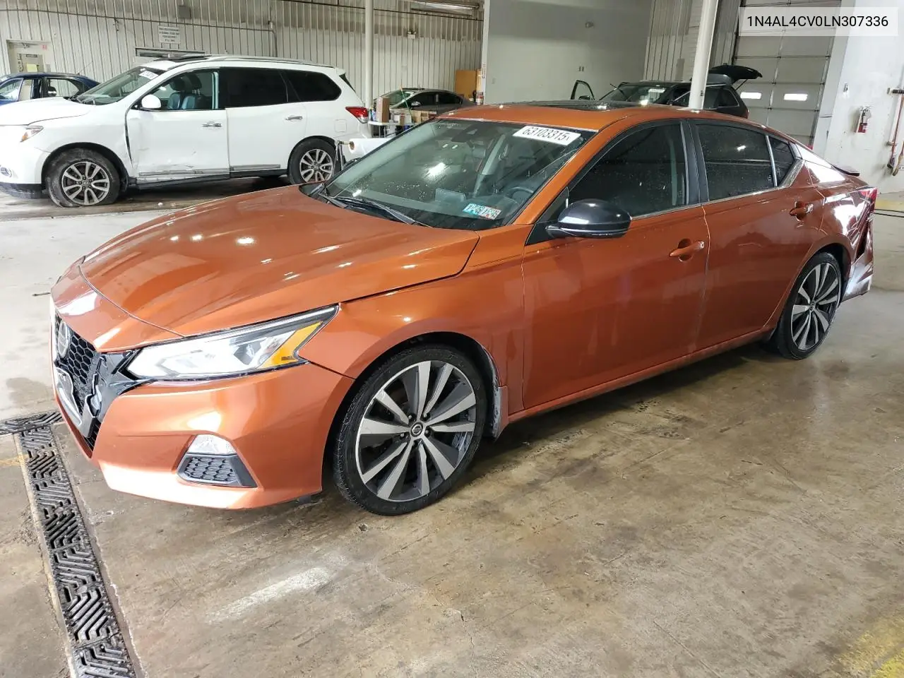 2020 Nissan Altima Sr VIN: 1N4AL4CV0LN307336 Lot: 63103315