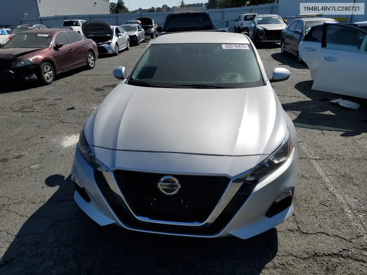 2020 Nissan Altima S VIN: 1N4BL4BV7LC280721 Lot: 63210475
