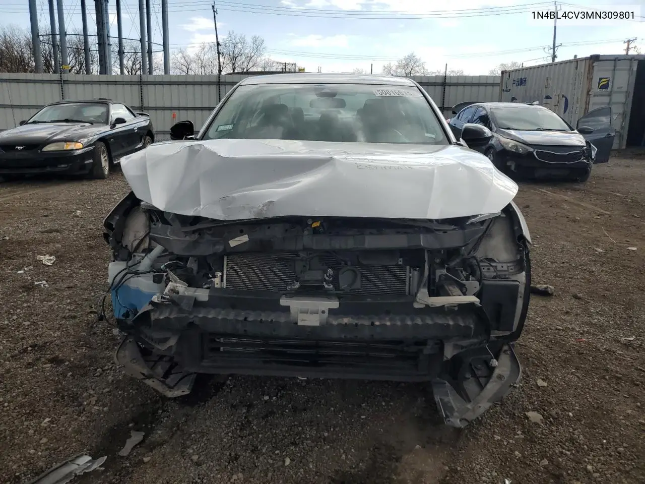 2021 Nissan Altima Sr VIN: 1N4BL4CV3MN309801 Lot: 50816615