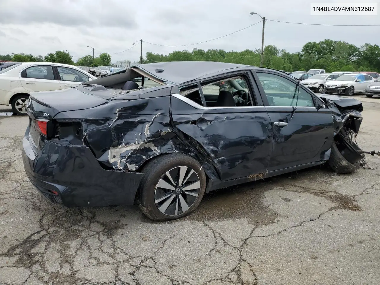 2021 Nissan Altima Sv VIN: 1N4BL4DV4MN312687 Lot: 53213084