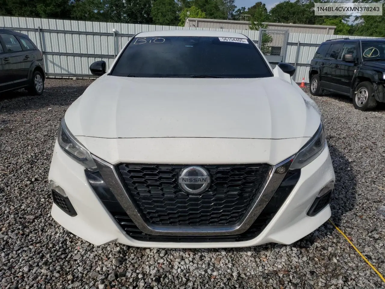 2021 Nissan Altima Sr VIN: 1N4BL4CVXMN378243 Lot: 56154405