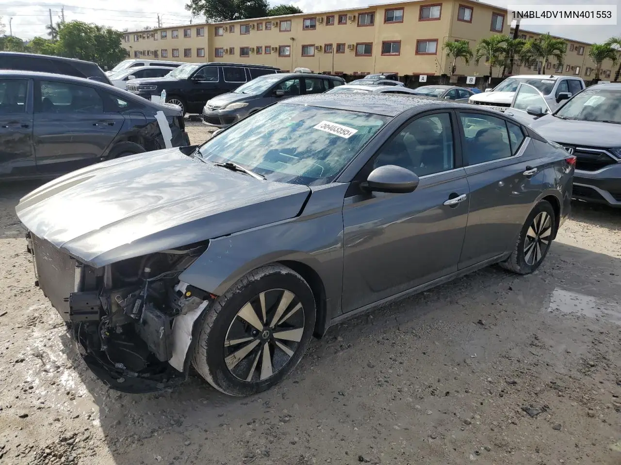 2021 Nissan Altima Sv VIN: 1N4BL4DV1MN401553 Lot: 56403595