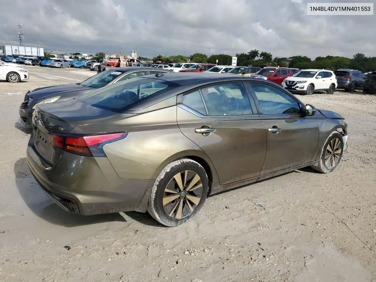 2021 Nissan Altima Sv VIN: 1N4BL4DV1MN401553 Lot: 56403595