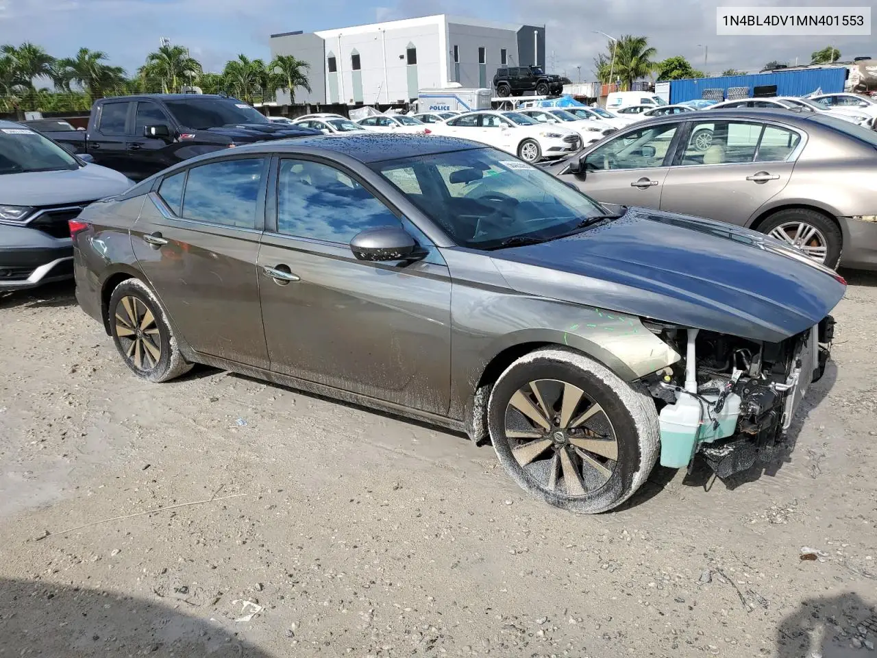 2021 Nissan Altima Sv VIN: 1N4BL4DV1MN401553 Lot: 56403595