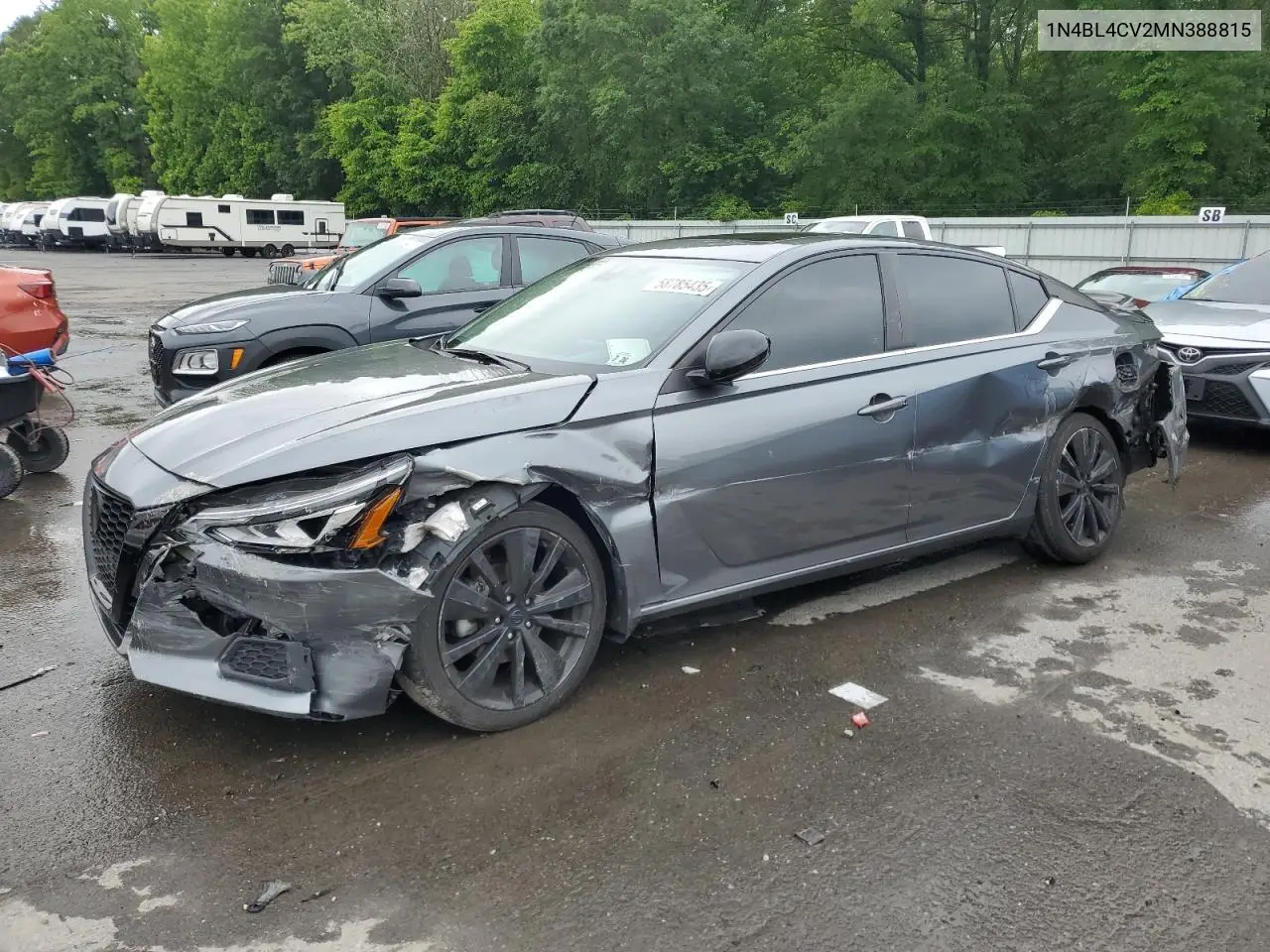 2021 Nissan Altima Sr VIN: 1N4BL4CV2MN388815 Lot: 58785435