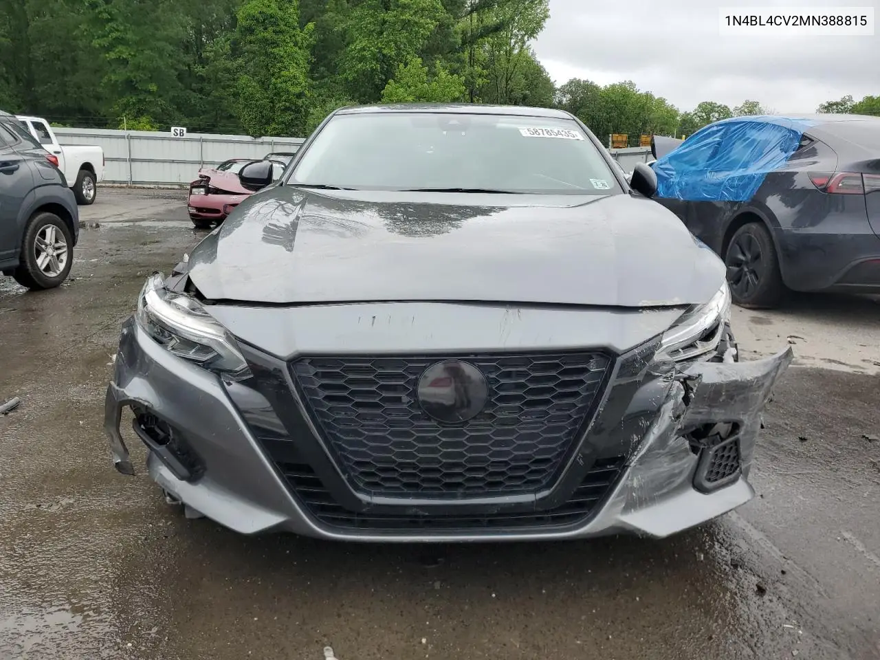 2021 Nissan Altima Sr VIN: 1N4BL4CV2MN388815 Lot: 58785435
