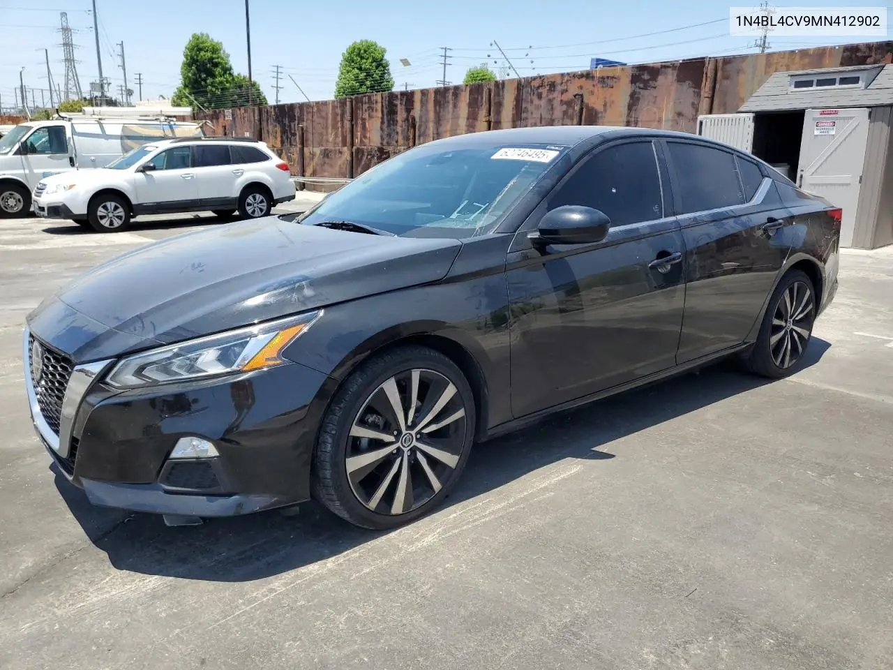 2021 Nissan Altima Sr VIN: 1N4BL4CV9MN412902 Lot: 62746495