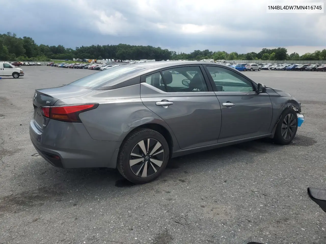 2021 Nissan Altima Sv VIN: 1N4BL4DW7MN416745 Lot: 63133565