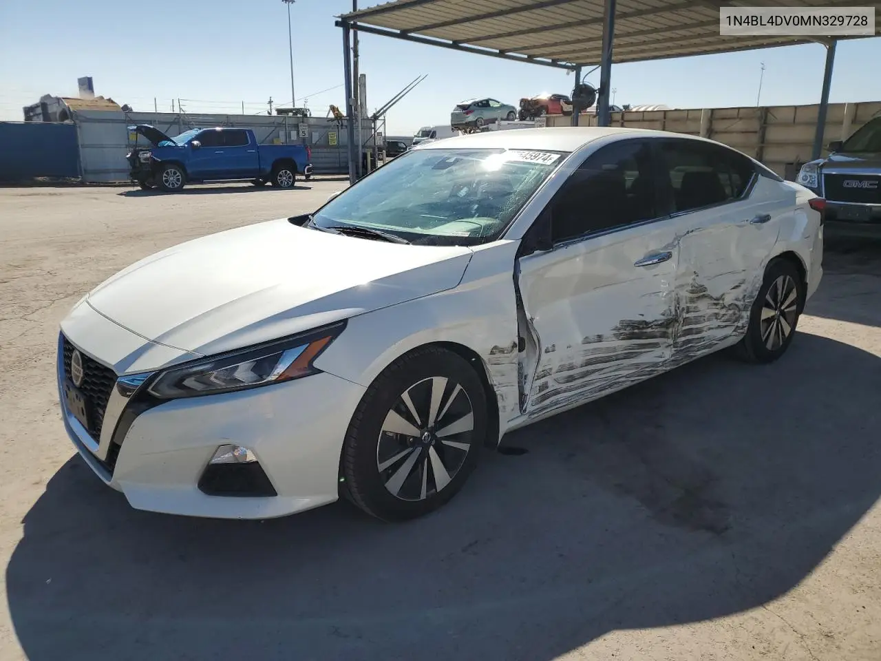 2021 Nissan Altima Sv VIN: 1N4BL4DV0MN329728 Lot: 77545974