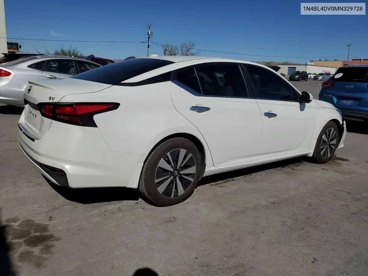2021 Nissan Altima Sv VIN: 1N4BL4DV0MN329728 Lot: 77545974