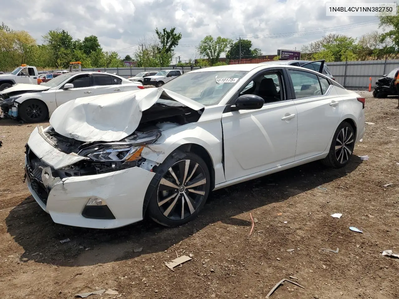 2022 Nissan Altima Sr VIN: 1N4BL4CV1NN382750 Lot: 56610175