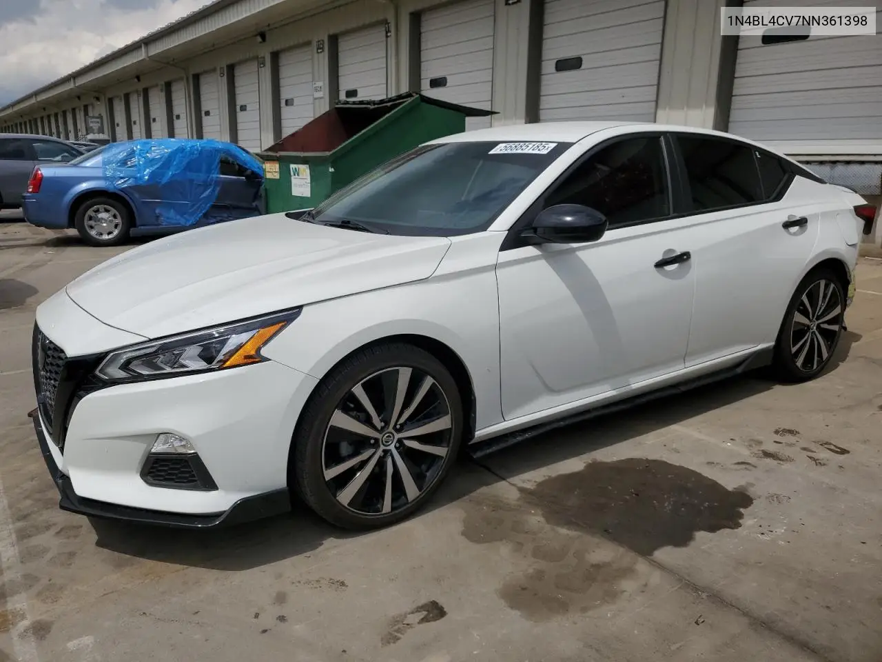 2022 Nissan Altima Sr VIN: 1N4BL4CV7NN361398 Lot: 56885185