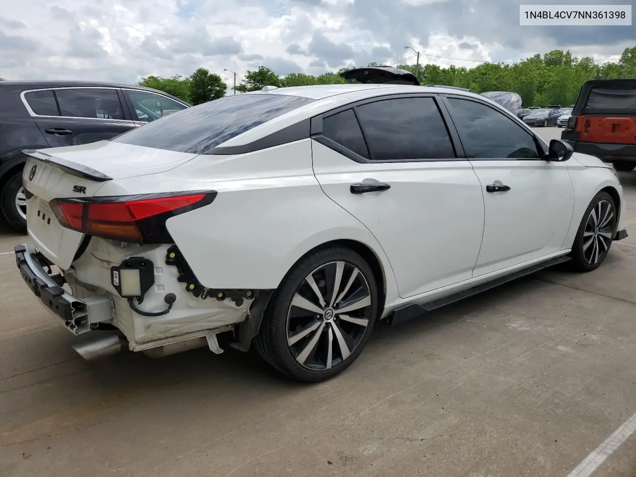 2022 Nissan Altima Sr VIN: 1N4BL4CV7NN361398 Lot: 56885185