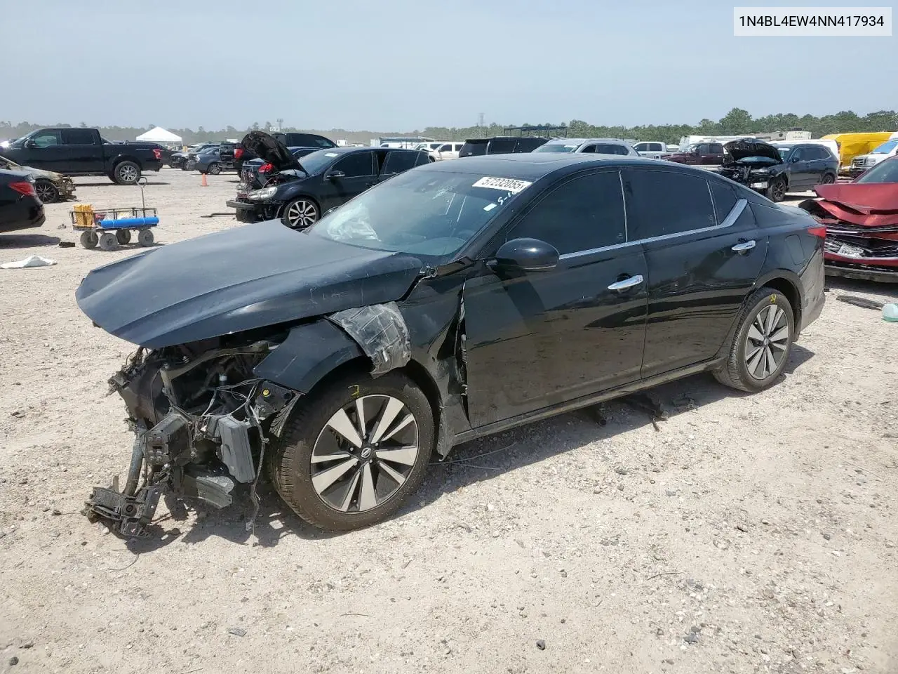 2022 Nissan Altima Sl VIN: 1N4BL4EW4NN417934 Lot: 57232055
