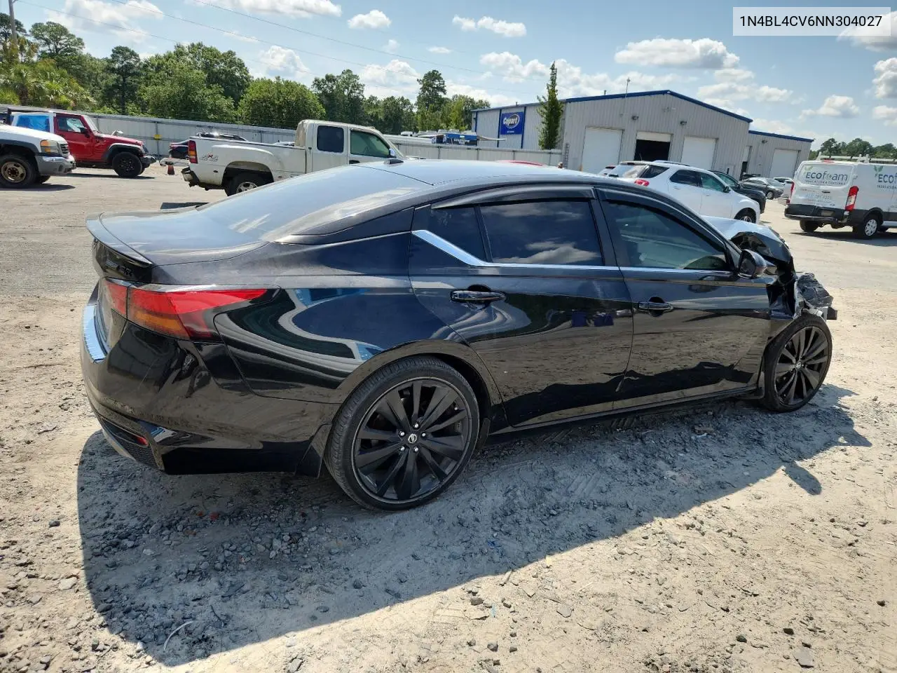 2022 Nissan Altima Sr VIN: 1N4BL4CV6NN304027 Lot: 62167635