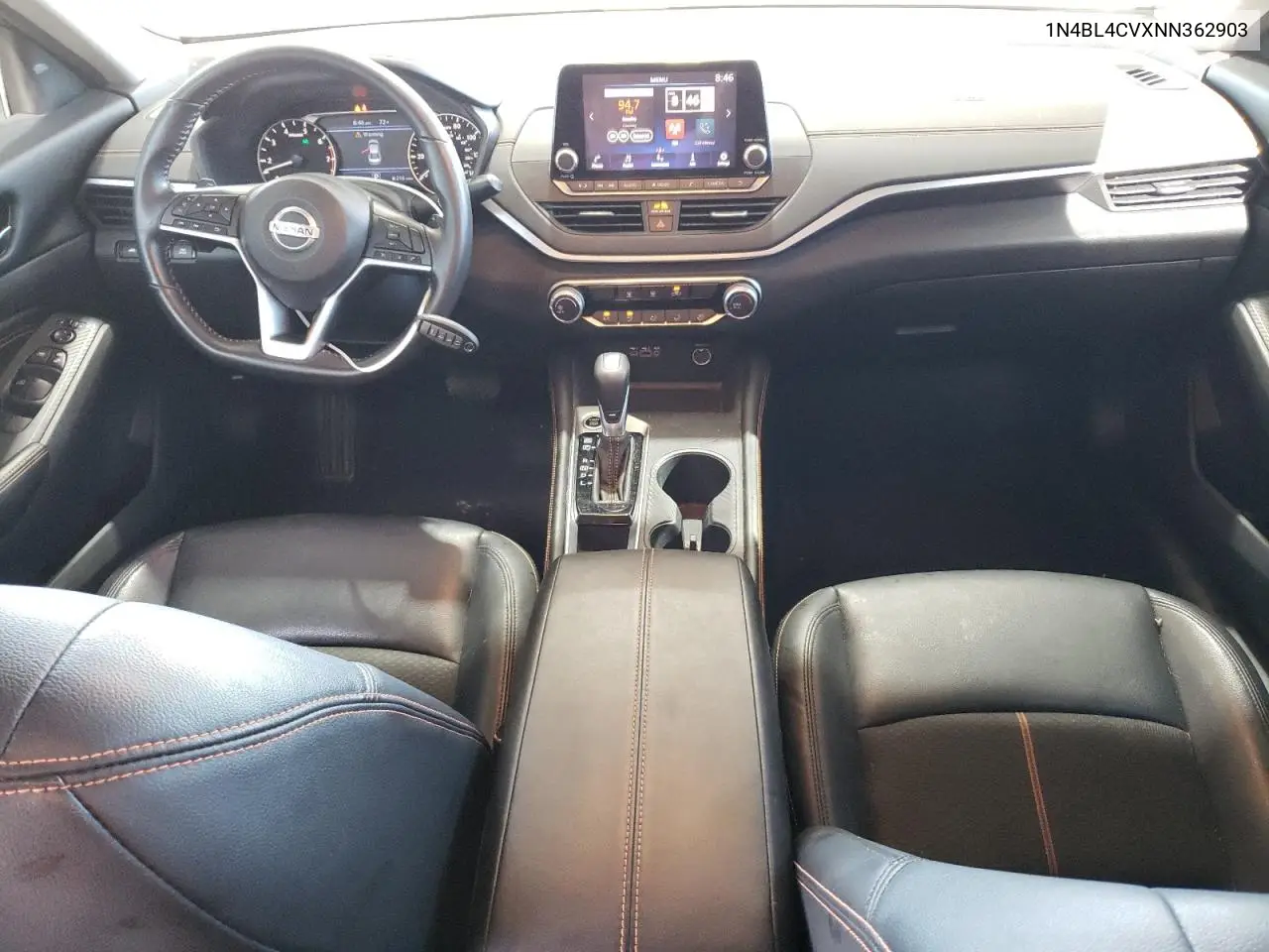 2022 Nissan Altima Sr VIN: 1N4BL4CVXNN362903 Lot: 62998655