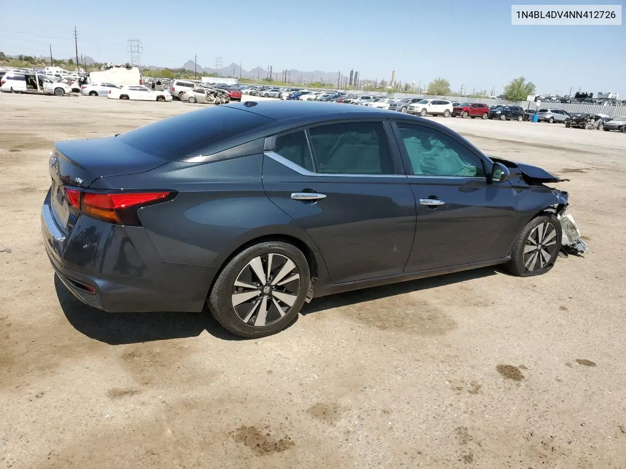2022 Nissan Altima Sv VIN: 1N4BL4DV4NN412726 Lot: 63155775